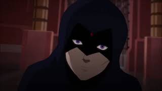 Raven Saves Robin Lasers Scene HD1080p Justice League Dark Apokolips War