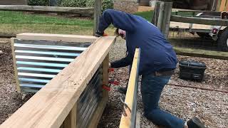 4’x12’ Raised Garden Bed Install