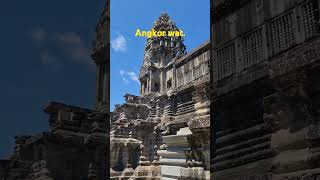 The stairs to top of Angkor wat has 37 steps.#walkthroughcambodia #youtubeshorts #travel #vlog #like