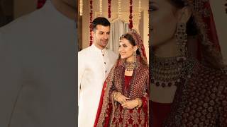 Beautiful Pakistani Actor Madhya Imam wedding pic #short #viral #bird #jwellery #makeup