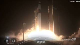 Elon Musk's SpaceX launch of CRS 24 from Kennedy Space Center