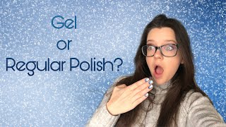 GEL DESIGN or REGULAR NAIL POLISH? | EASY WINTER DESIGN and FOIL HOW TO