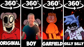 360º VR Fnf Twiddlefinger Boy vs Garfield vs Silly Billy