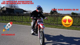 La moto più divertente che abbia mai provato😍!! Test ride cr 85!