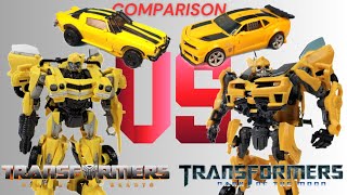 Transformers SS100 ROTB BUMBLEBEE vs Transformers DOTM Deluxe Class BUMBLEBEE Comparison