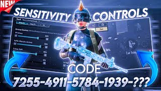 Zero Recoil Control Sensitivity CODE 🔥 & Control Settings for all Players in Pubg Mobile/BGMI 2.9