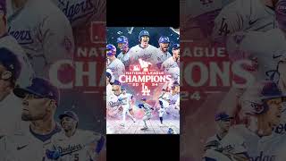 THE LOS ANGELES DODGERS ARE THE 2024 NATIONAL LEAGUE CHAMPIONS! #mlb #baseball #dodgersnation