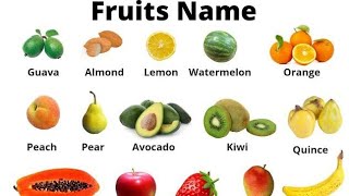 20 Fruits Name Hindi and English| fruits name