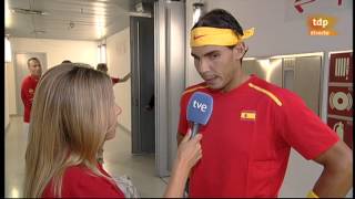 Interview Rafa Nadal pre-match vs Sergiy Stakhovsky Davis Cup 2013