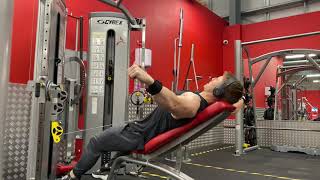 Shoulder Exercise - Cuffed Dual Cable Lateral Raise