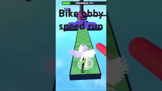 Bike obby world record speed run #roblox