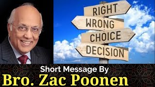 Two most import decisions to be taken after Conversion || Youth || Bro. Zac Poonen || Telugu