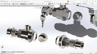 Ball valve design part 02 | How to design ball valve in Solidworks