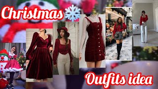 Latest trendy Christmas outfits idea | stylish Christmas outfits | 25 December special dress design|