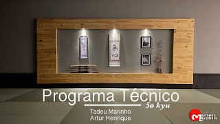 Programa Técnico 5º Kyu em Aikido do Munen Mushin Dojo em Recife, PE.