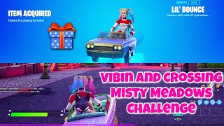 Buying Lil Bounce Emote - Cross Misty Meadows Doing Lil Bounce Funny Challenge - Fortnite