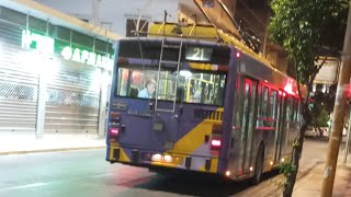 Athens TrolleyBus Ride | Γραμμή 21 | Από Αφετηρία ( Νίκαια ) έως Στάση Ατταλείας | Theo_th00