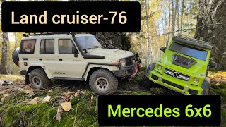 Спуски и подъемы. Грязь. Trx-4 6x6. Rgt ex 86190. Красивый осенний лес!