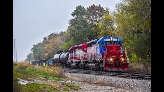 A Rainy Thursday Morning on the WSOR in the Milton Area