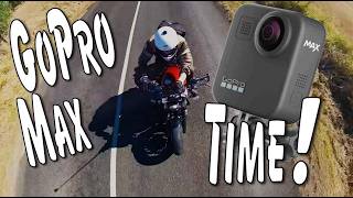 GoPro Max for 360 Motorcycle footage. First days on the Triumph Bobber.