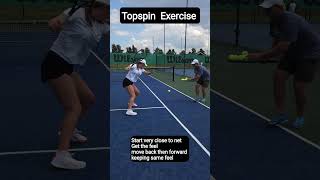 Forehand Topspin feel exercise