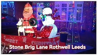 Christmas light ⛄🎄🎅🎄☃️🎄 - Stone Brig Lane Rothwell Leeds