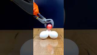 Experiment 1000°C RHCB and Eggs 🥚😱#satisfying #experiment #science #eggs