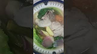 Chicken Sinigang for my lunch #shortvideo #viral #asmrfood #sinigang #satisfying #ytshorts #ofwlife