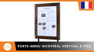 Porte-Menu – Montréal Vertical à Pied