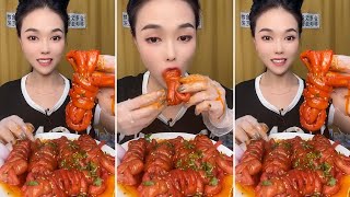 mukbang ASMR 🔥 꼬인 내장 돼지고기 Coiled Intestine Pork