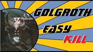 Destiny - Golgroth Easy Kill Strategy - Kings Fall Raid