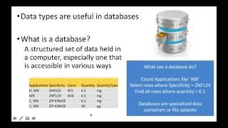 Data Representation Overview