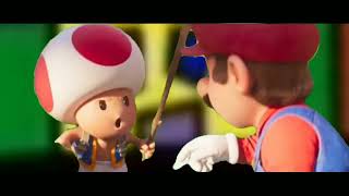 Toad doesn't let Mario touch @jswimreal