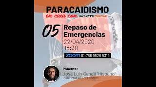 Emergencias Paracaidismo | #yomequedoencasa | Skydive MADRID