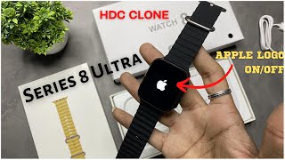 Series 8 Ultra Watch | Apple Logo On/Off | Super Clone 1:1 | Master Clone | Original Box