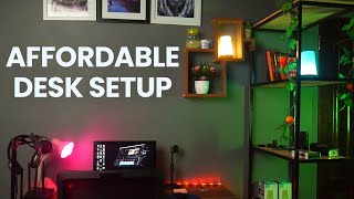 Affordable MINIMALIST Laptop Desk Setup: A Realistic Laptop Setup Tour