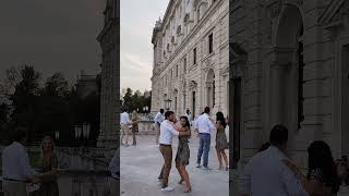 Salsa at the palace (why not waltz?!)