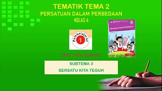 Kelas 6 SD : Tema 2 Subtema 3 Pembelajaran 1