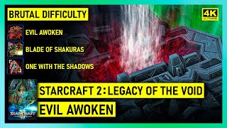 STARCRAFT 2 LEGACY OF THE VOID - EVIL AWOKEN - BRUTAL - BONUS OBJECTIVES - 4K