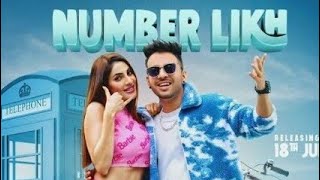 NUMBER LIKH (Lyrical Song) - Tony Kakkar/Nikki Tamboli/Anshul Garg/Latest Hindi Song 2021/NSP