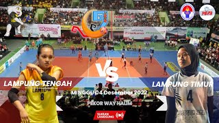 🔴 LIVE BIG MATCH PORPROV VOLI INDOR PUTRI | LAMTIM VS LAMTENG