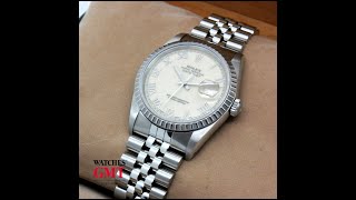 ROLEX DATEJUST 36 IVORY - WATCHESGMT