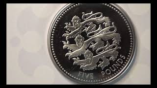 Video 1028 - £5 coin nations England