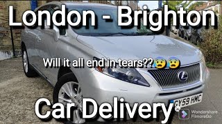 London to Brighton: I deliver a Lexus RX450h..will it end in tears😰😰😰