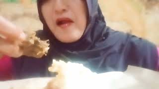 mukbang oseng labu dan rica