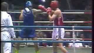 FRANCISC VASTAG (blue) vs Siegfried Mehnert (red) final Worlds - MOSCOW 1989 welterweight 67 kg