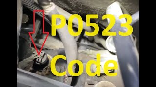 Causes and Fixes P0523 Code: Engine Oil Pressure Sensor Circuit High Voltage