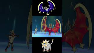 Shiny Lunala + Shiny Solgaleo Z Move [Pokemon UItra Sun and Moon]