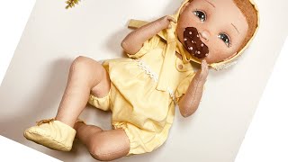 DIY dress-up Doll  / Baby set /Diaper,Pacifier, Bonnet, Shoes, Bloomer