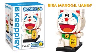 Merakit Doraemon Pembawa Hoki - Keeppley A0111 Maneki Neko KKV